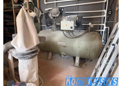 Промышленный компрессор Atlas Copco LT12 с ресивером